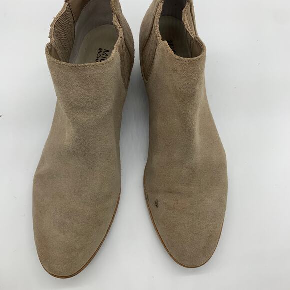 Michael Kors Suede Leather Boots Women Size 9M Ankle Bootie - Picture 2 of 14
